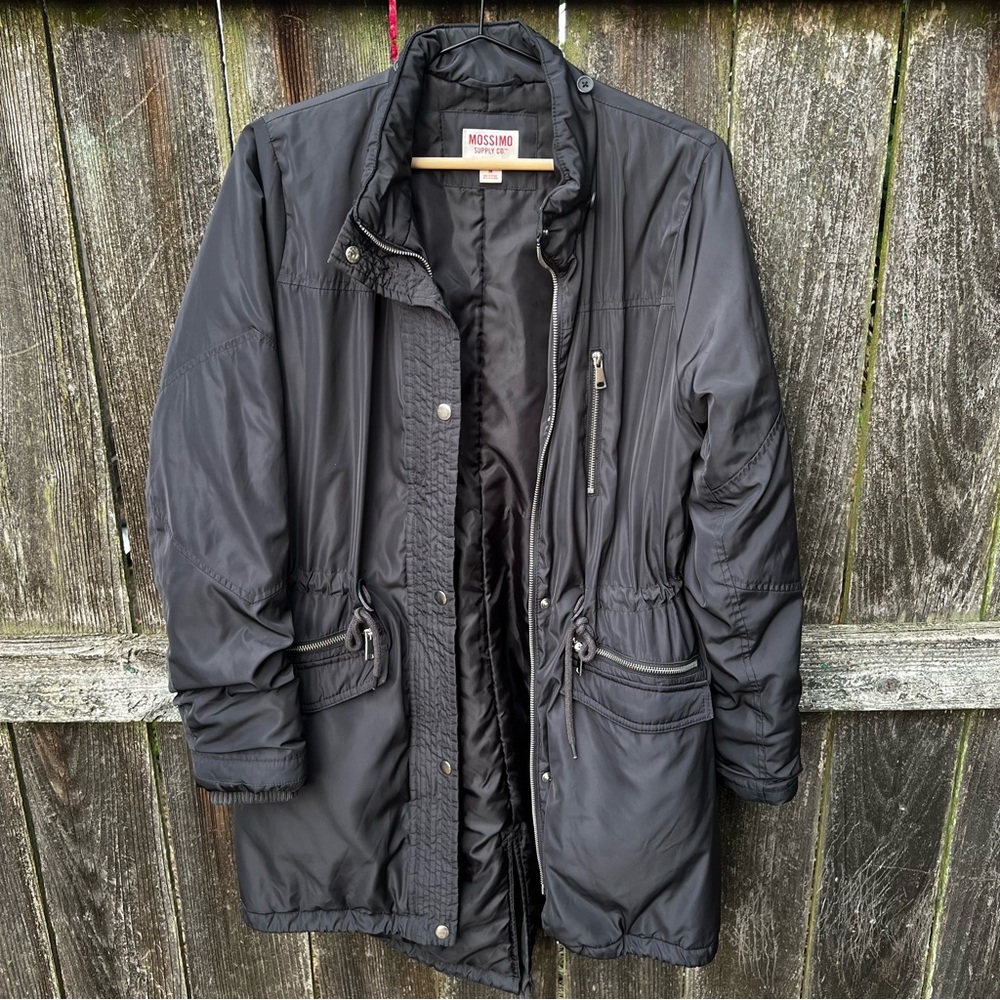 Mossimo Long Cinched Winter Coat M
